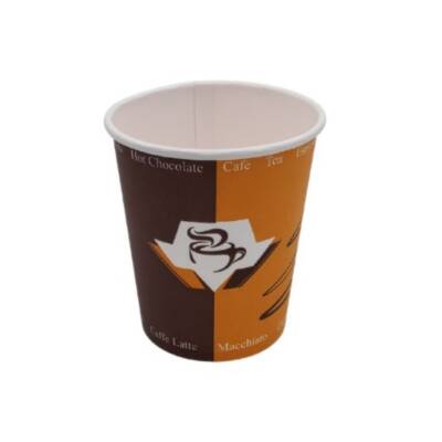 8 oz Baskılı Karton Bardak - 1