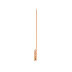 Bambu Yassı Çöp Şiş 20 Cm - 1