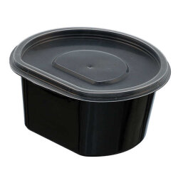 145 mm PP Siyah Çorba Kase 16 oz - 2