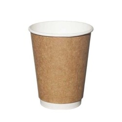 14oz Kraft Double Wall Karton Bardak - 1