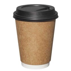 14oz Kraft Double Wall Karton Bardak - 2