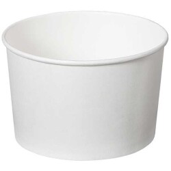 16 oz Beyaz Karton Çorba Kasesi (Kapak Hariç) - 1