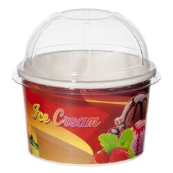 230 cc Karton Dondurma Kase Kapağı - 2