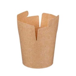 26 oz Kraft Karton Noodle Kutusu - 3