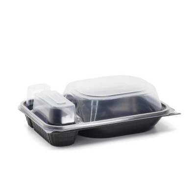 3 Bölmeli Hamburger Seti 180 Adet - 1