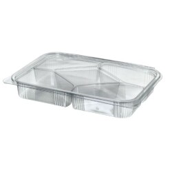 5 Bölmeli Köşeli Kapaklı Kase - 1