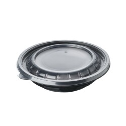 500 gr Siyah Yemek Kabı Seti (Sıcağa Dayanıklı) - 1