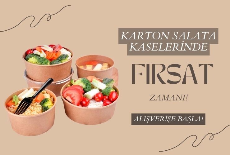 Karton Salata Kapları