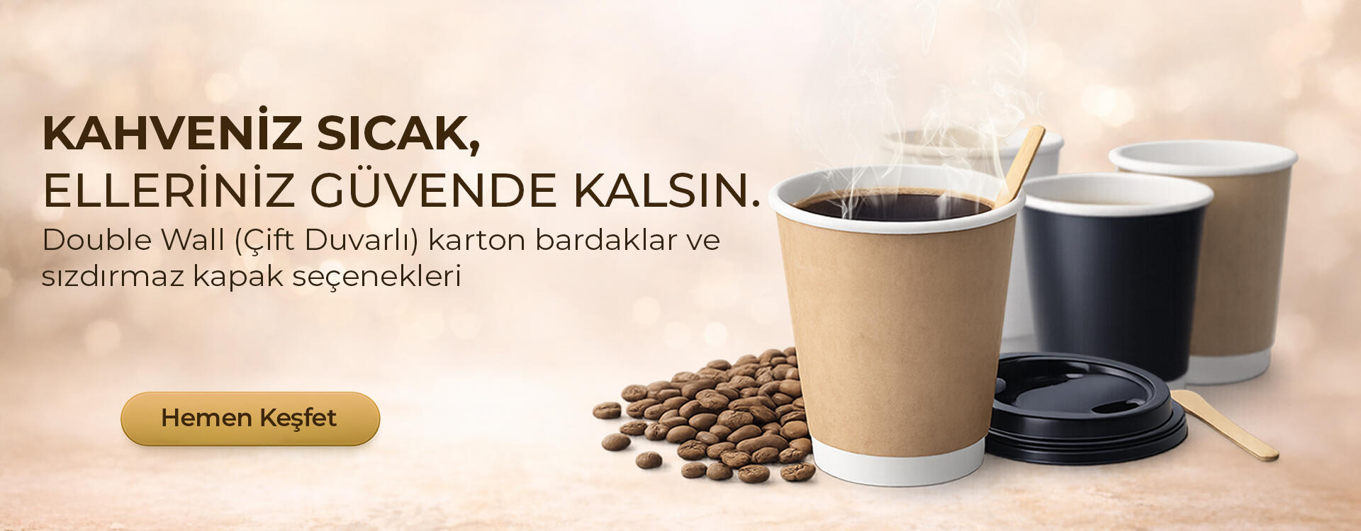 Double Wall Karton Bardaklar