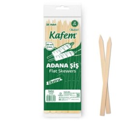 Bambu Ekstra Kalın Yassı Adana Şiş 35 Cm - 1