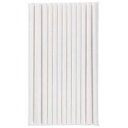 Beyaz Frozen Kağıt Pipet 8 mm x 24 cm - 1