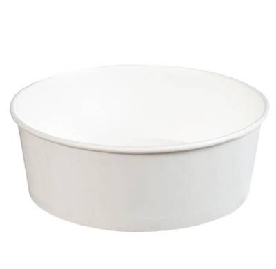 Beyaz Salata Kasesi Seti 1300 cc PET Kapak - 2
