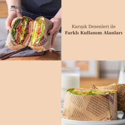 Desenli Yağlı Sunum Kağıdı - 3
