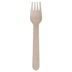 Ekolojik Tahta Çatal 16 Cm - 1
