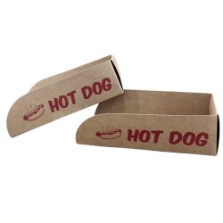 Hot Dog Kutusu Kraft - 1