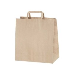İçten Saplı Kraft Kağıt Çanta 22x26x10 Cm - AMBALAJ SEPETİM