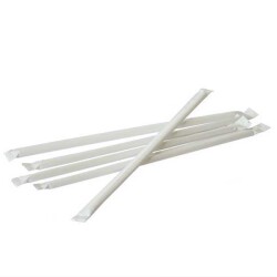 Kağıt Sargılı Plastik Pipet 6 x 197 mm - 1