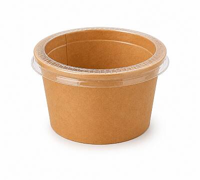 Kapaklı Kraft Sos Kabı 120 cc - 1