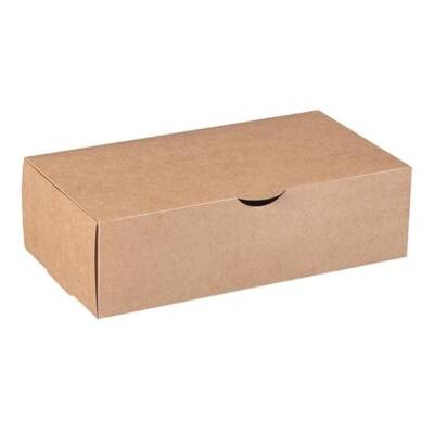 Kraft Karton Menü Kutusu Büyük 15x30x8 Cm - 2