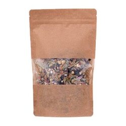 Kraft Pencereli Kilitli Doypack 25x34x6 Cm 1500 Gram - 1