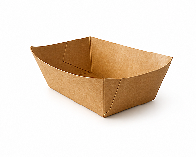 Kutu Kumpir Yapışmalı Kraft 9x16x5 Cm - 1