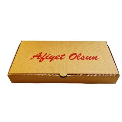 Oluklu Lahmacun Kutusu 30x16x4 Cm - 1