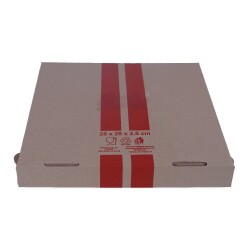 Pizza Kutu Baskılı 28x28x3,5 Cm 100 Adet - 3