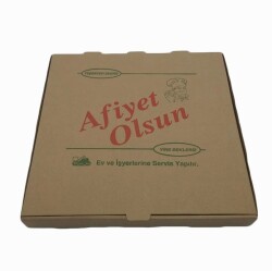 Pizza Kutusu Kraft 33x33 Cm - 1