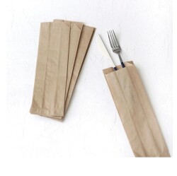 Şamua Kese Çatal Kaşık Poşeti 7x24 cm - 1
