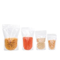 Şeffaf Kilitli Doypack 13x22.5x7 Cm 250 Gram - 2