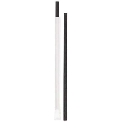 Siyah Kağıt Sargılı Pipet 8 mm x 24 cm - 1