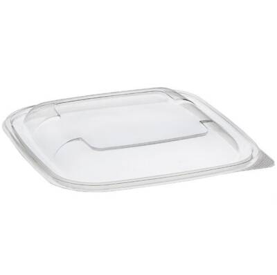 Siyah Kare Salata Kasesi Kapağı 600 Adet - 1